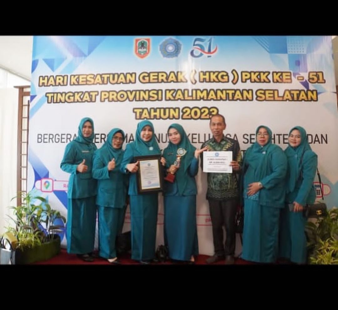 Gambar Pkk JUARA HARAPAN 1 LOMBA ADMINISTRASI PKK TINGKAT PROVINSI KALIMANTAN SELATAN TAHUN 2023