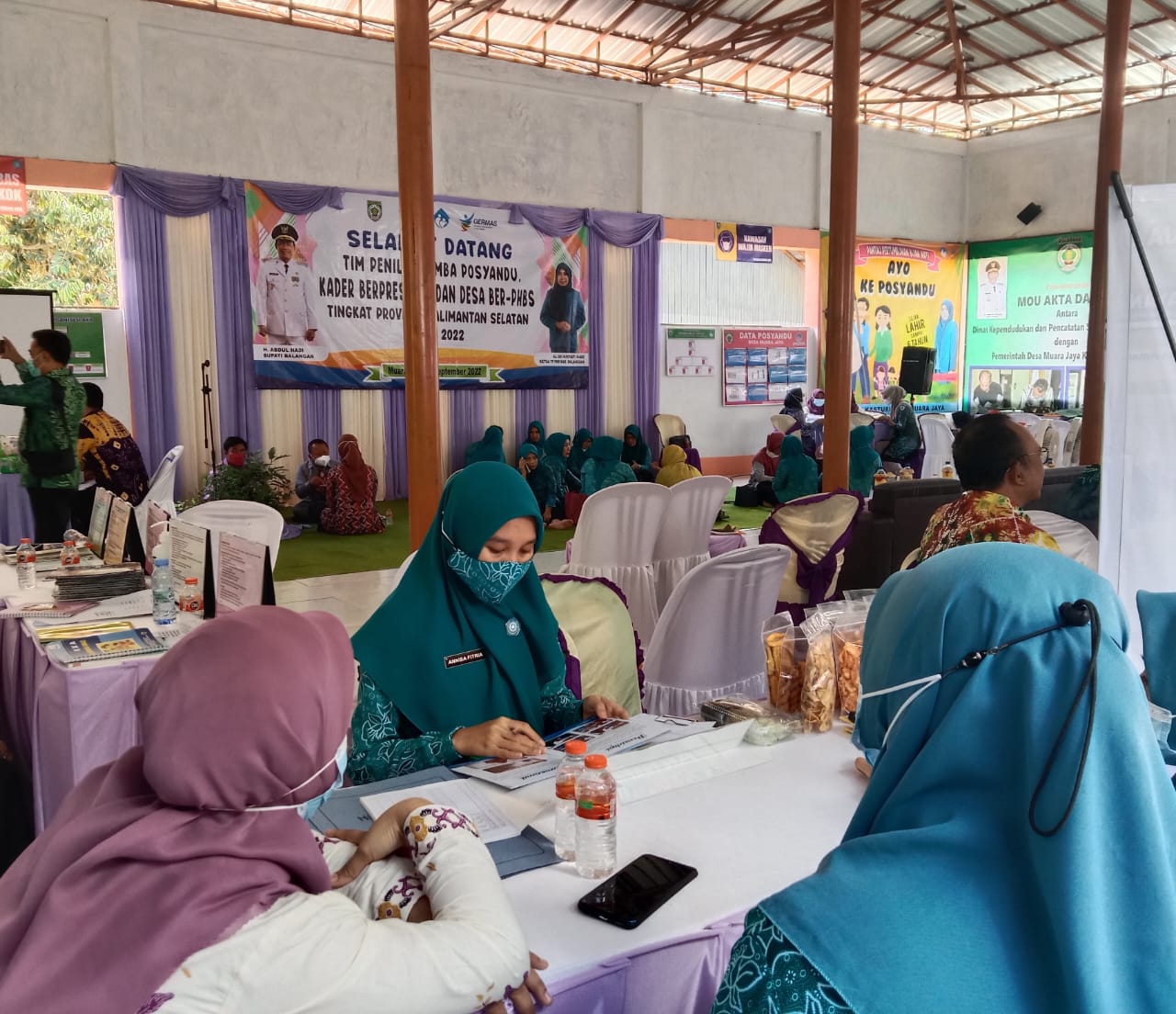 Gambar Pkk VERIFIKASI LAPANGAN LOMBA ADMINISTRASI POSYANDU TINGKAT PROVINSI KALIMANTAN SELATAN TAHUN 2022