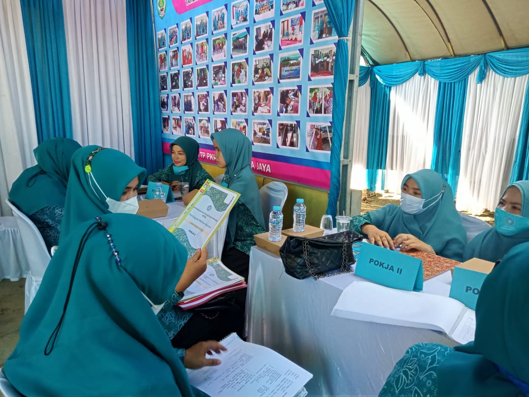 Gambar Pkk VERIFIKASI LAPANGAN LOMBA ADMINISTRASI PKK TINGKAT KABUPATEN BALANGAN TAHUN 2021